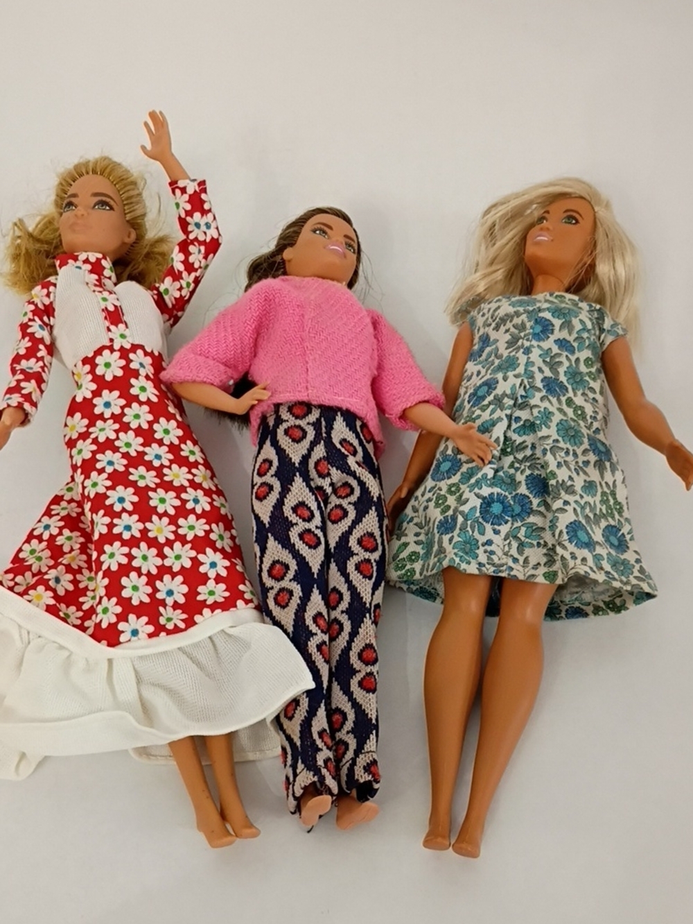 Vintage Doll Clothes MEGO Knit Maxi Dress for Women - Soft Pink Maxi by